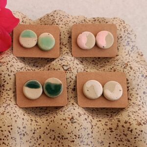 Σκουλαρίκια Stone Buttons